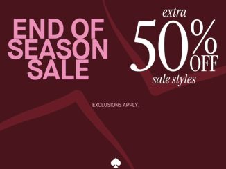 Promo Kate Spade End Of Season Sale diskon hingga 50%