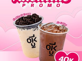 Promo Kedai Kopi Kulo Valentine 2 Minuman Rp. 40 ribu paket minuman berdua