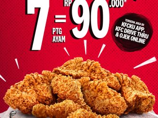 Promo KFC Crazy Deal 7 potong ayam Rp 90.000 setiap Kamis di seluruh outlet KFC Indonesia