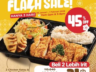Promo Kimukatsu Payday Flash Sale diskon 45% menu bento via GrabFood