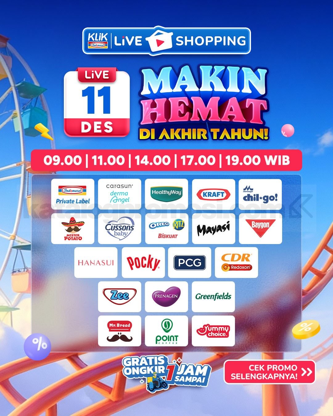 Promo Klik Indomaret 12.12 Diskon Kilat Promo Klik Indomaret 12.12 Diskon Kilat 15