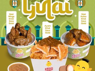 Promo Kriuk Kriuk NEW! Menu Saus Gulai varian ayam wings katsu