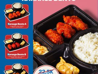 Promo Lawson NEW! Karaage Bento Rp. 20.000 paket nasi karaage lengkap