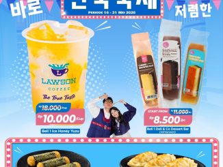 Promo Lawson Korean Festival Menu Pilihan mulai Rp. 8.500 dengan snack Korea, dessert, dan minuman spesial