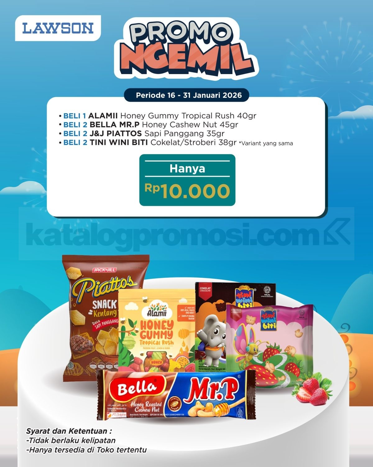 Promo Ngemil Lawson Aneka Snack Hanya Rp. 10.000 Promo Ngemil Lawson Aneka Snack Hanya Rp. 10.000 1