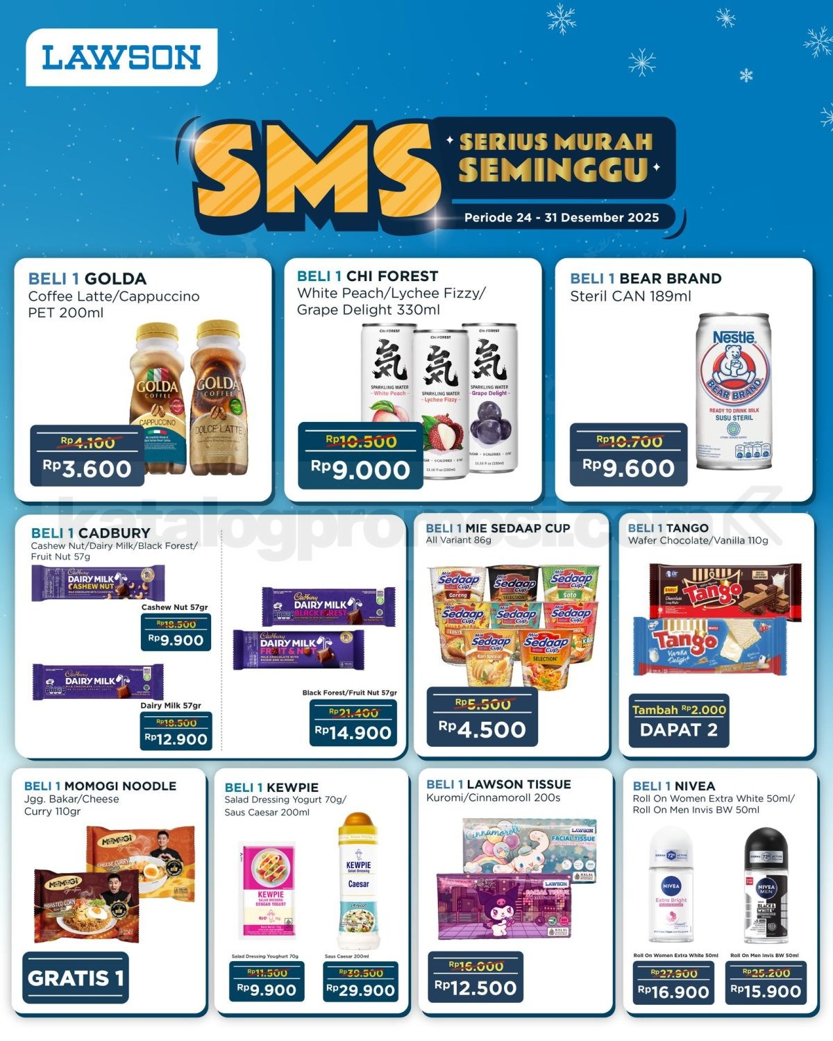 Promo Lawson SMS Serius Murah Seminggu 24-31 Desember 2025 Promo Lawson SMS Serius Murah Seminggu 24-31 Desember 2025 dengan berbagai produk favorit