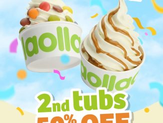 Promo llaollao New Year Second Tub Diskon 50% frozen yogurt di outlet