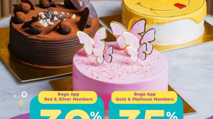 Promo Loaf Bun Whole Cake Diskon hingga 35% untuk seluruh whole cake tanpa minimal transaksi