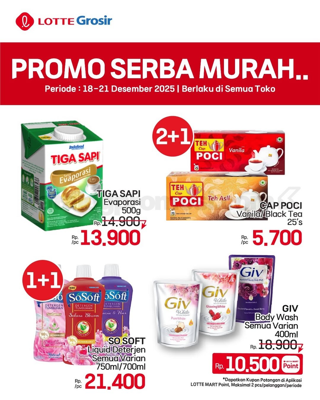 Promo LOTTE GROSIR HITS AKHIR PEKAN 18-21 DESEMBER 2025 Promo LOTTE GROSIR HITS AKHIR PEKAN 18-21 DESEMBER 2025 9