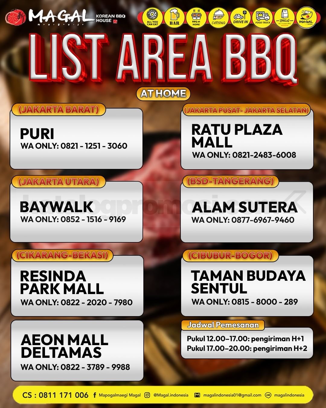 Promo Magal Wagyu BBQ at Home 4–6 Pax Rp. 600.000 Promo Magal Wagyu BBQ at Home 4–6 Pax Rp. 600.000 1