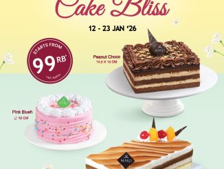 Promo MAKO Cake Bliss Deals mulai Rp. 99.000 pilihan Peanut Choco Pink Blush dan Tiramisu