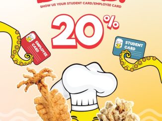 Promo Master Squid ID Card Diskon 20% untuk pelajar dan karyawan di seluruh outlet