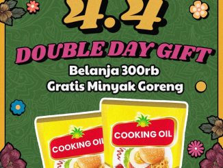 Promo Metropolitan Mall Bekasi 4.4 Double Day Gift minyak goreng gratis belanja Rp 300.000