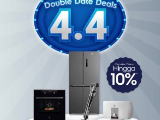 Promo Mitra10 Electrolux Double Date 4.4 diskon hingga 10% tanggal 4 April 2026 dengan bonus baking class Oven Series