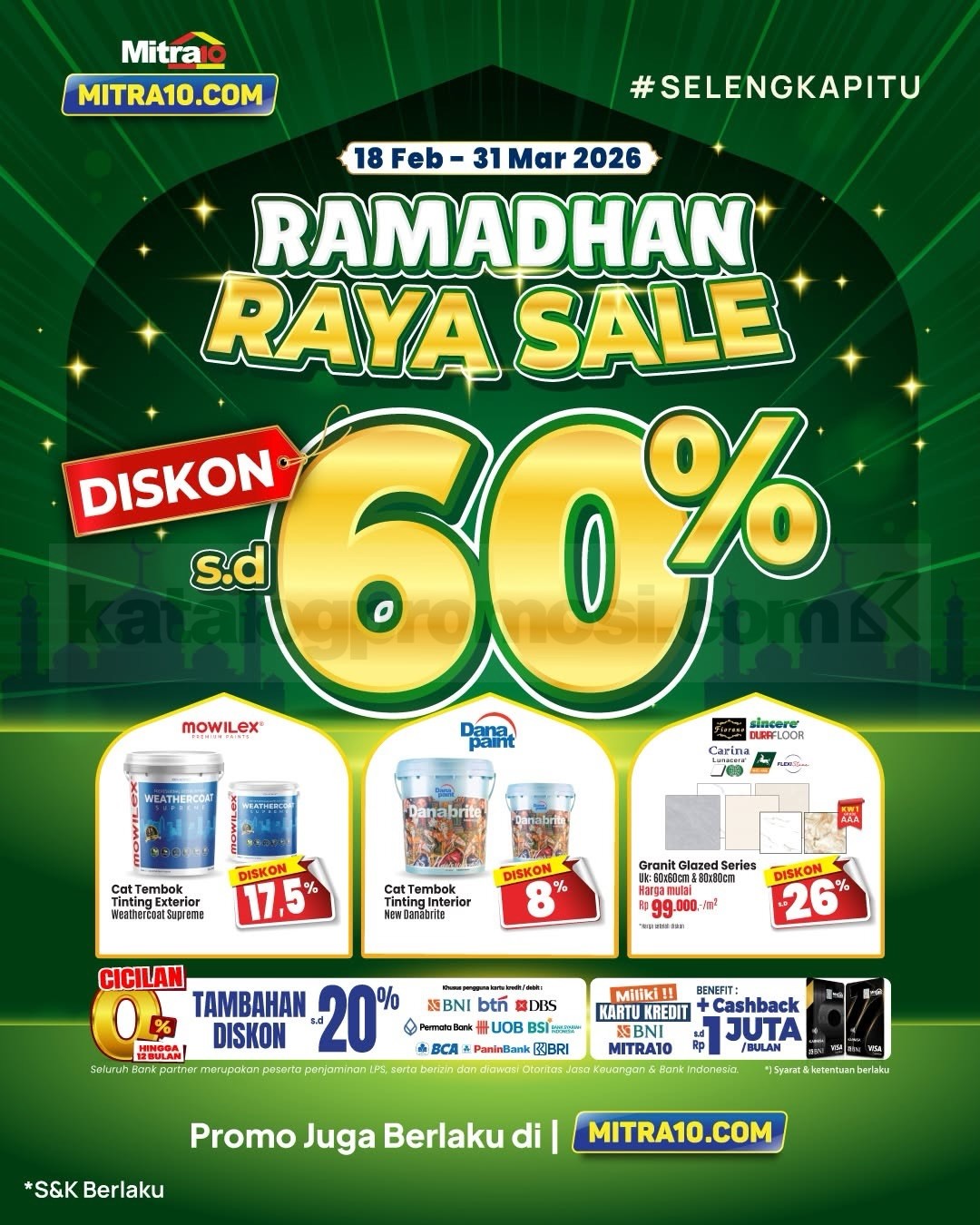 Promo Mitra10 Ramadhan Raya Sale Diskon Hingga 60% Promo Mitra10 Ramadhan Raya Sale Diskon Hingga 60% 1