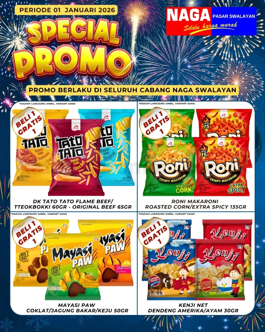 Promo Naga Swalayan Double Date 1.1 BELI 1 GRATIS 1 Promo Naga Swalayan Double Date 1.1 BELI 1 GRATIS 1 1