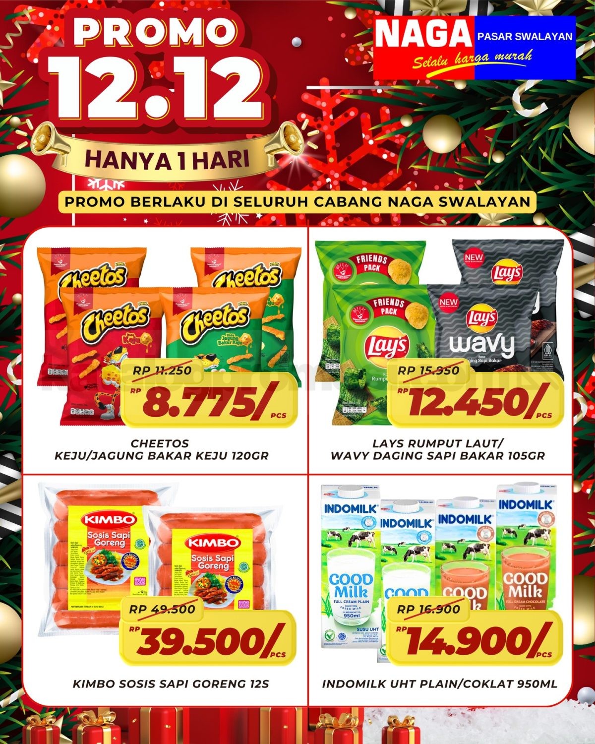 Promo Naga Swalayan Gebyar Diskon 12.12 BELI 1 GRATIS 1 Promo Naga Swalayan Gebyar Diskon 12.12 BELI 1 GRATIS 1 4