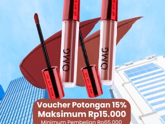 Promo OMG Oh My Glam Voucher Shopee Diskon 15% hingga Rp. 15.000 dengan minimum belanja Rp. 65.000