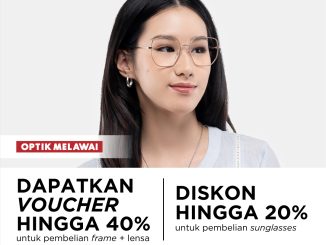 Promo Optik Melawai PaninBank Diskon Hingga 40% untuk pembelian kacamata dan sunglasses