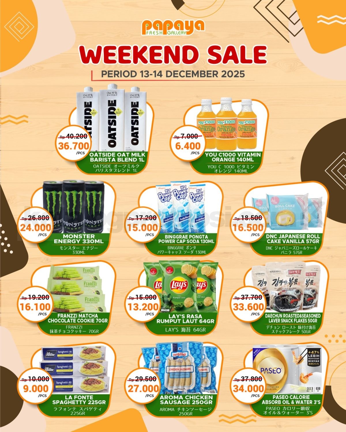 Promo Papaya Fresh Gallery Bali Weekend Fiesta 13-14 Desember 2025 Promo Papaya Fresh Gallery Bali Weekend Fiesta 13-14 Desember 2025 3