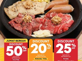 Promo Pepper Lunch BSI Diskon Hingga 50% dengan potongan sampai Rp. 100.000 pembayaran kartu BSI
