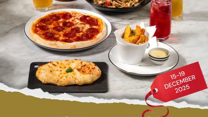 Promo Pizza Marzano Festive Feast Menu Sharing Rp. 339.000 1