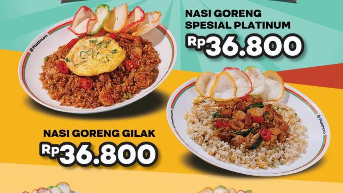 Promo Platinum Resto & Cafe Cita Rasa Lokal mulai Rp. 36.800