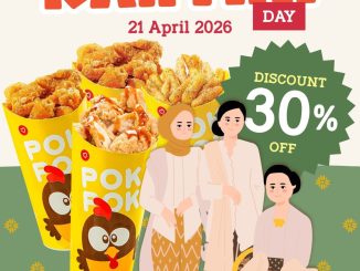 Promo PokPok Hari Kartini Diskon 30% Snack Favorit tanggal 21 April 2026 di outlet Surabaya Malang Gresik