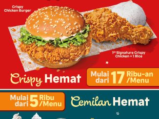 Promo POPEYES Poppin’ Deals Mulai Rp. 5.000 dengan pilihan menu crispy chicken dan cemilan hemat
