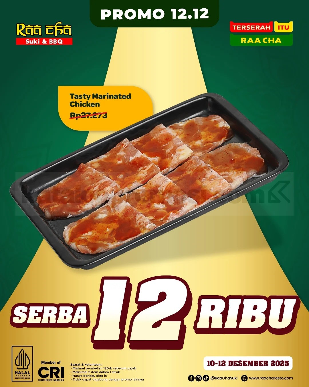 Promo Raa Cha 12.12 Serba Rp. 12.000 Promo Raa Cha 12.12 Serba Rp. 12.000 2