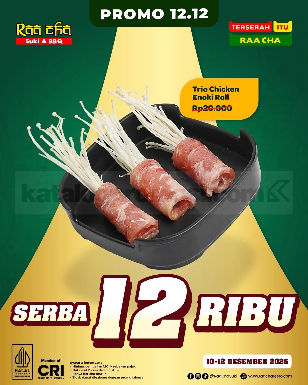Promo Raa Cha 12.12 Serba Rp. 12.000 Promo Raa Cha 12.12 Serba Rp. 12.000 3