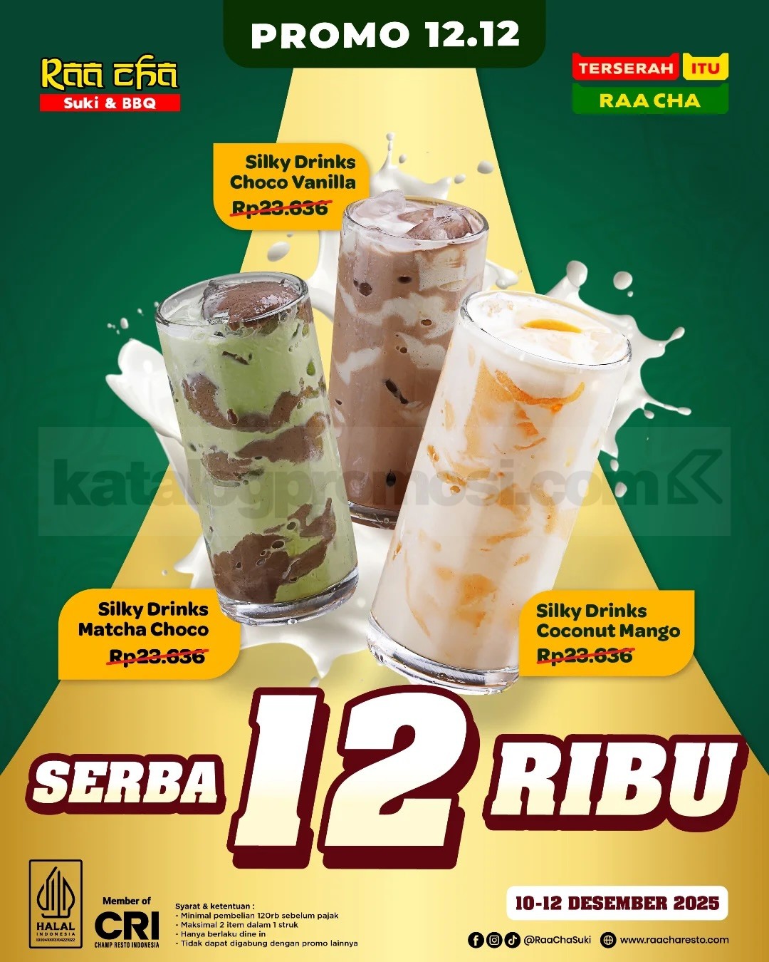 Promo Raa Cha 12.12 Serba Rp. 12.000 Promo Raa Cha 12.12 Serba Rp. 12.000 5