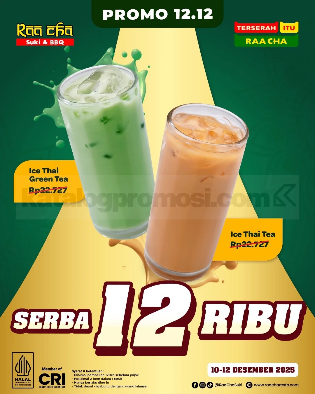 Promo Raa Cha 12.12 Serba Rp. 12.000 Promo Raa Cha 12.12 Serba Rp. 12.000 6