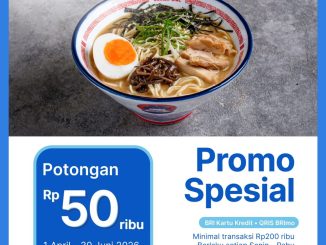 Promo Ramen Girl Spesial BRI Diskon Rp. 50.000 transaksi minimal Rp. 200.000