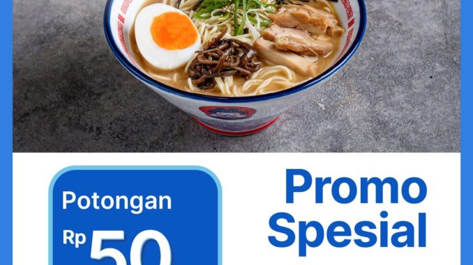 Promo Ramen Girl Spesial BRI Diskon Rp. 50.000 transaksi minimal Rp. 200.000
