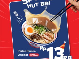 Promo Ramen Girl Spesial HUT BRI Paitan Ramen Original Rp. 13.000 bayar pakai BRI