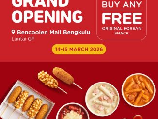 Promo REDDOG Grand Opening Bencoolen Mall Free Korean Snack beli menu gratis snack Korea