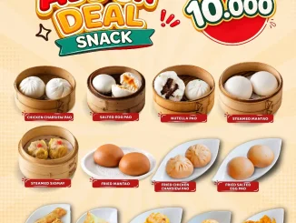 Promo Rice Bowl Add On Deal Menu Rp. 10.000 dengan pilihan 13 menu add on untuk pembelian minimal 1 menu regular.