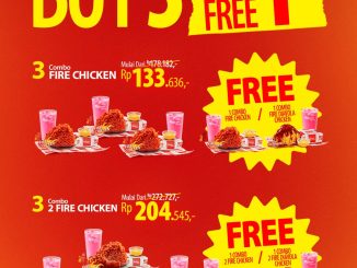 Promo Richeese Factory BUY 3 GET 1 FREE, makan 4 bayar 3, berlaku 1–31 Desember 2025 di seluruh outlet.
