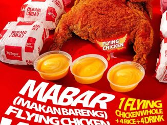 Promo Richeese Factory Mabar Flying Chicken Whole Rp. 140.909 paket ayam utuh untuk makan rame