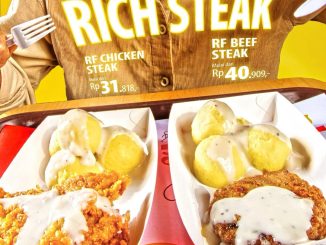 Promo Richeese Factory Rich Steak Mulai Rp. 31.818 dengan menu chicken dan beef steak