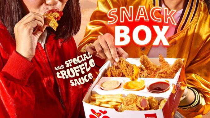 Promo Richeese Factory NEW! Snack Box Truffle mulai Rp. 90.909 isi Chicken Wings dan French Fries