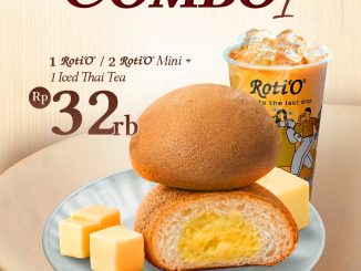 Promo Roti’O Combo Hemat mulai Rp. 32.000 roti dan minuman segar Juni 2026