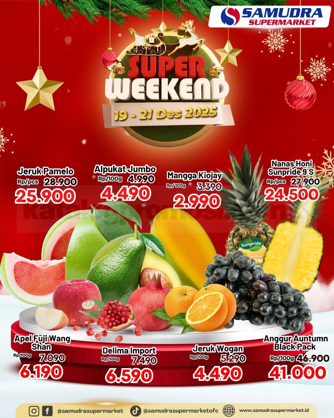 Promo Samudra Supermarket Super Weekend 19-21 Desember 2025 Promo Samudra Supermarket Super Weekend 19-21 Desember 2025 1