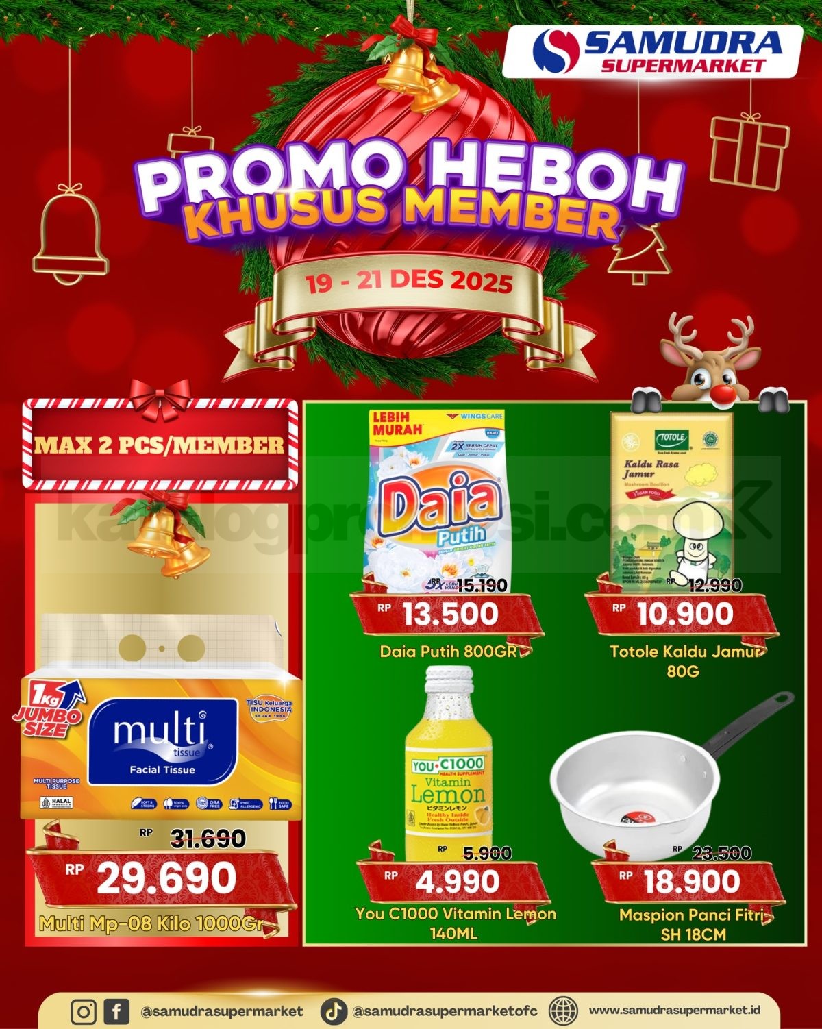 Promo Samudra Supermarket Super Weekend 19-21 Desember 2025 Promo Samudra Supermarket Super Weekend 19-21 Desember 2025 8