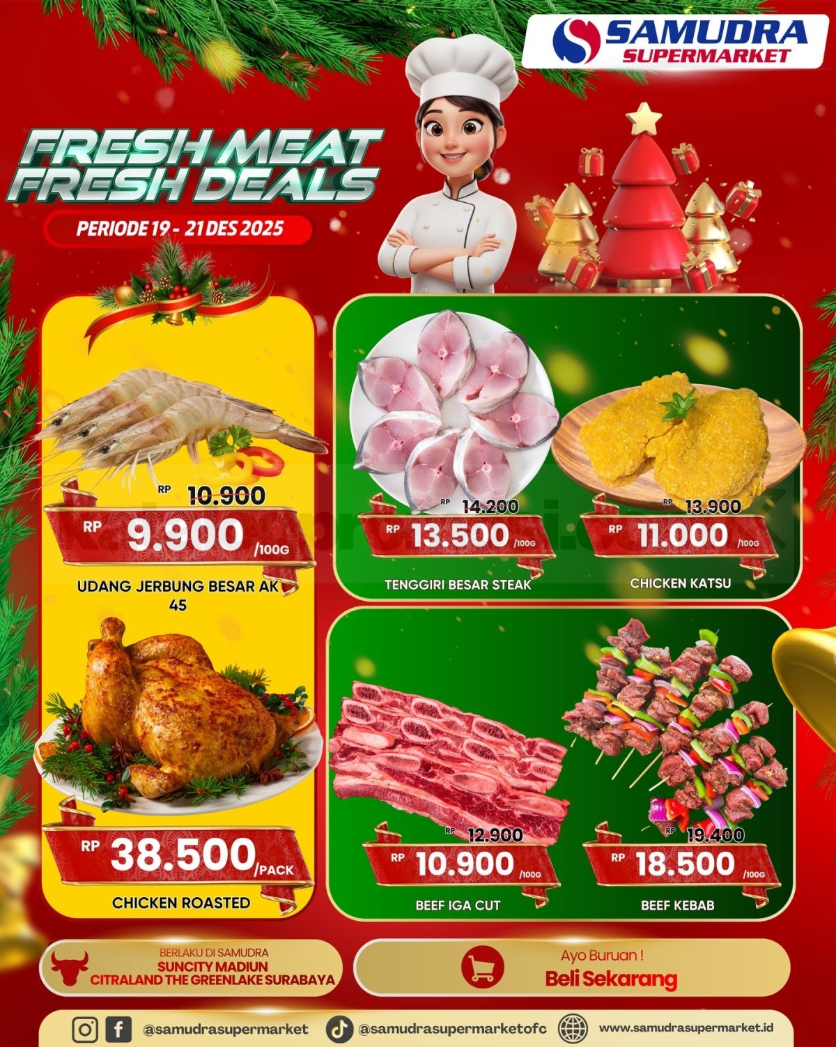 Promo Samudra Supermarket Super Weekend 19-21 Desember 2025 Promo Samudra Supermarket Super Weekend 19-21 Desember 2025 9
