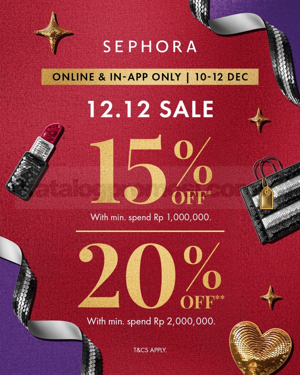 Promo Sephora 12.12 Sale diskon hingga 20% Promo Sephora 12.12 Sale diskon hingga 20% 1