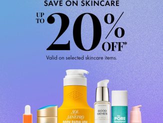 Promo SEPHORA Save On Skincare diskon hingga 20% periode 23 – 25 Januari 2026