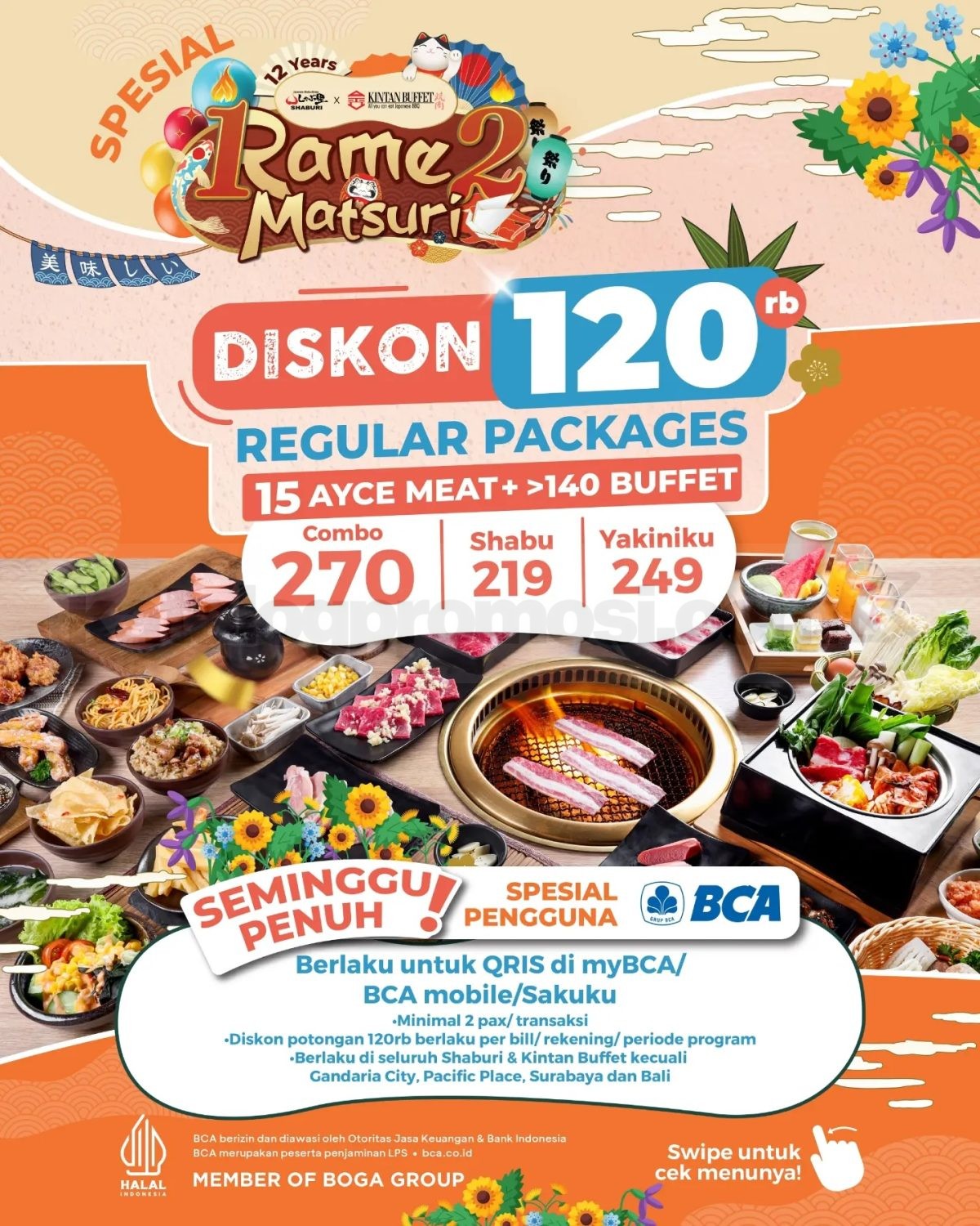 Promo Shaburi & Kintan Buffet BCA Diskon Rp120.000 Promo Shaburi & Kintan Buffet BCA Diskon Rp120.000 1