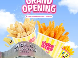 Promo Shake Shake in a tub Grand Opening Bogor Buy 1 Get 1 Free Fries di Lippo Plaza Ekalokasari
